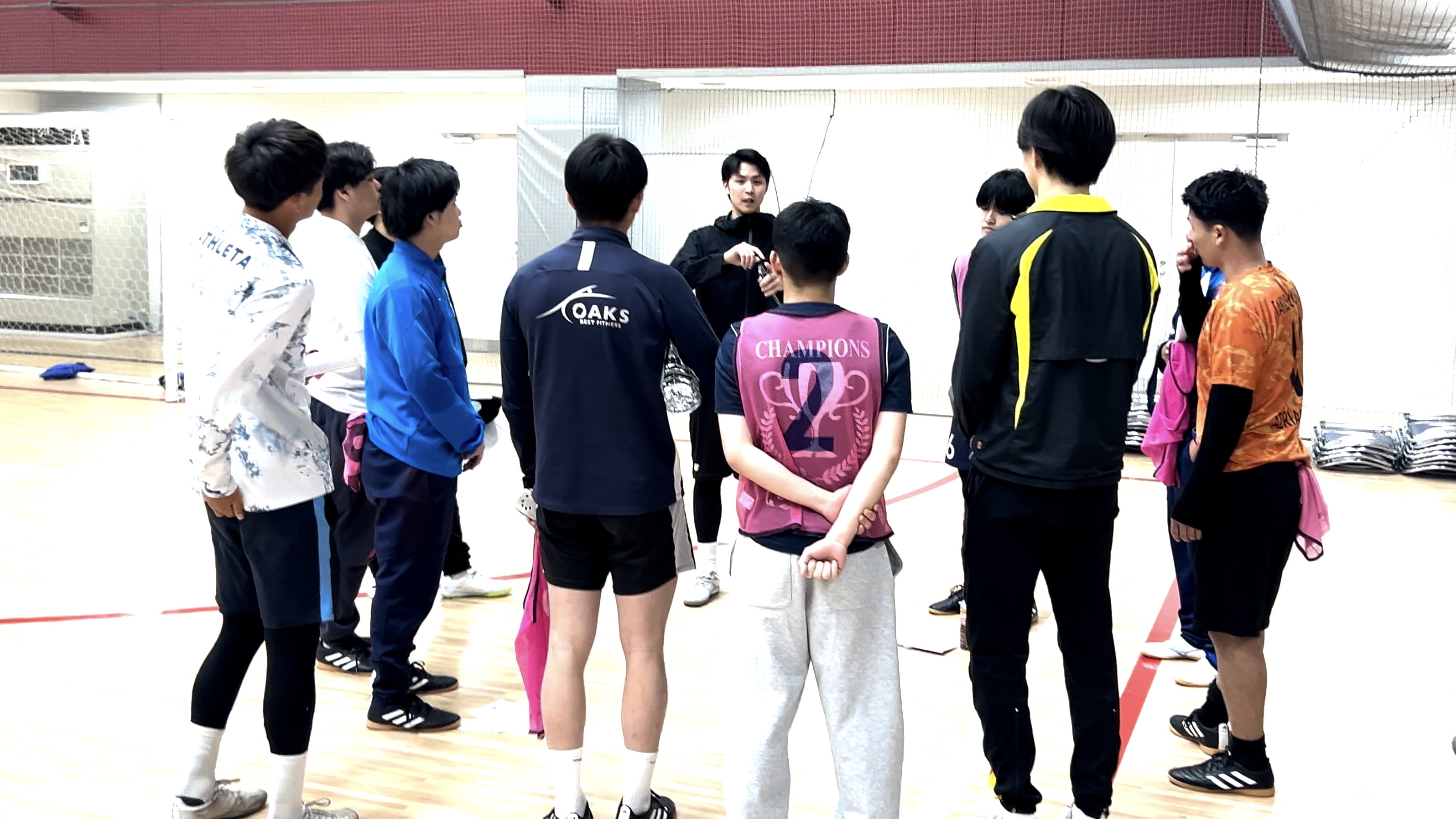 試合前の様子